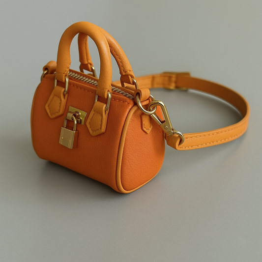 Labubu Mini Sac  hermes orange